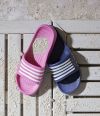 Sport slippers blå-hvit