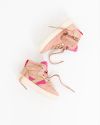 Sneaker baby Glitter Gammelrosa