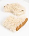Snøboots fluffy vinter Beige