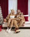 Christmas Julejumpsuit Reinsdyr beige.