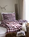 Sengesett flanell Hygge 140x200 Rødrutet