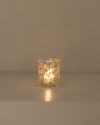 Telysglass Yellow 8x9 cm Flerfarget