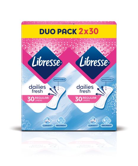 Libresse Truseinnlegg Normal Duo 60 normal