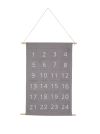 Juleglede Julekalender 50x80cm grå