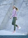 Active Sport langermet treningstopp rosa