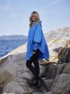 Vestland poncho Blå