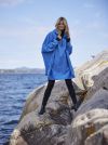 Vestland poncho Blå
