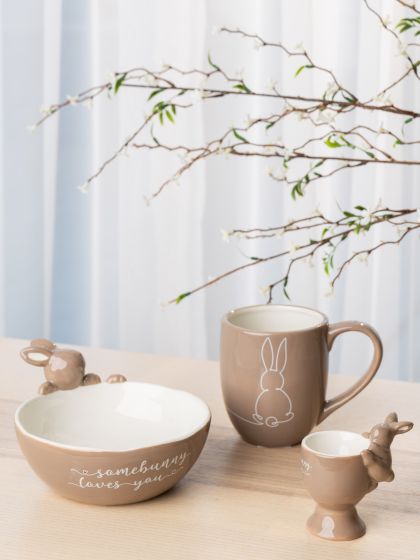 Eggeglass 4 pk  Somebunny Assortert