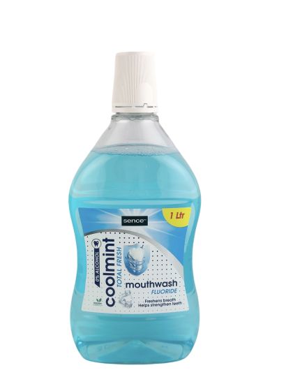 Munnskyllevann Fluor Coolmint 1L Coolmint