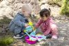 Fleecedress med broderi
