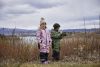Active Sport Bergen vinterdress lilla og sort