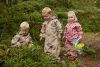 Regndress med fôr og print Pøse Grå-oransje