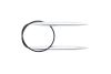 Gjestal Garn Rundpinner aluminium. 40 cm