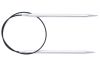 Gjestal Garn Rundpinner aluminium. 60 cm