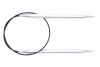 Gjestal Garn Rundpinner aluminium. 60 cm