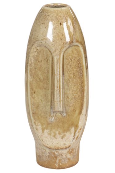 Hannele vase ansikt 26cm beige