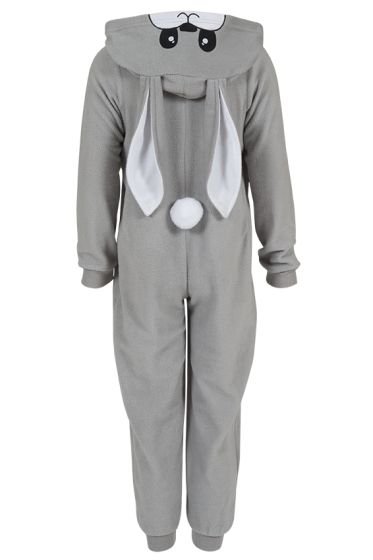 SK Fleece harejumpsuit til barn grå