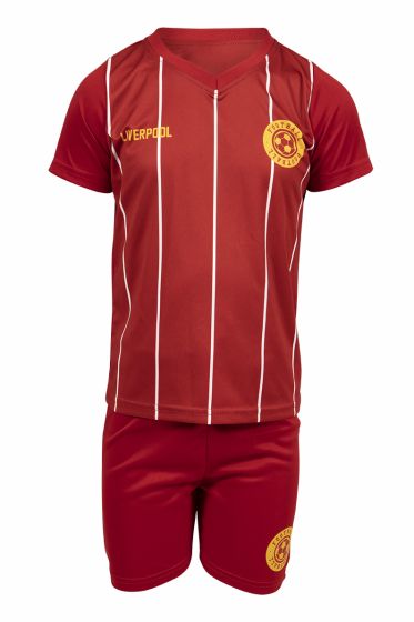 Kids Clothing fotball sett t-skjorte og shorts rød