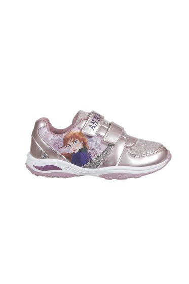 Disney Frozen joggesko med lys lys rosa