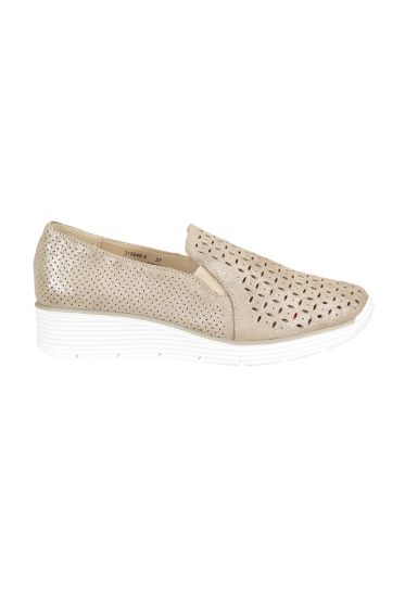 Lifetime komfortabel slip-in damesko sand