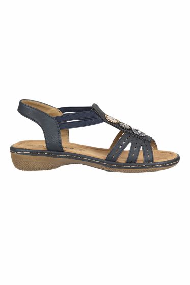 Supremo Ellie komfort sandal marineblå