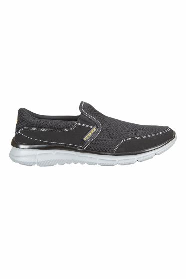 Active Sport slip-on sneakers med memory foam såle sort