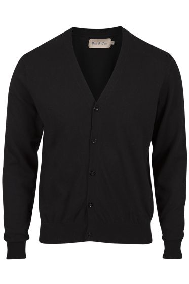 Denim & Casual Jack klassisk cardigan sort