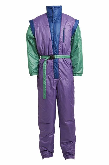 Retro afterski party skidress lilla