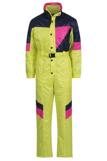 Retro afterski party skidress neon gul