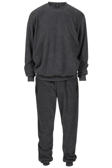 Basic loungewear genser og bukse grå