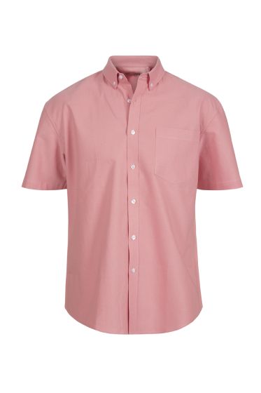Basic Alexander kortermet skjorte, regular fit korall