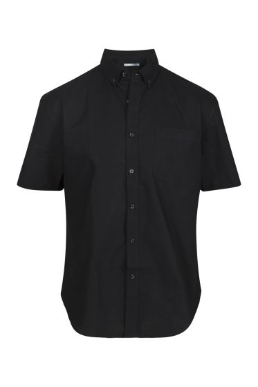 Basic Alexander kortermet skjorte, regular fit sort