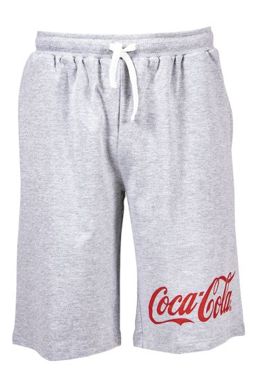 Coca Cola shorts gråmelert