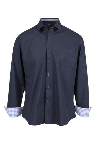 Kingsmen Elias skjorte Slim fit marine