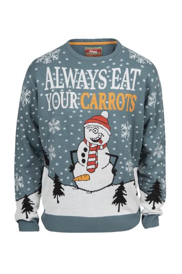 Crazy Christmas Carrot Julegenser mørkegrønn