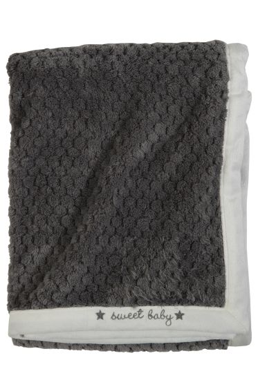Cozy Babypledd 76x100cm grå