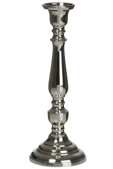 Lysestake 30cm sølv sølv