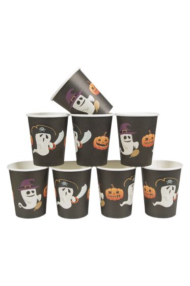 Halloween krus 8 pk sort