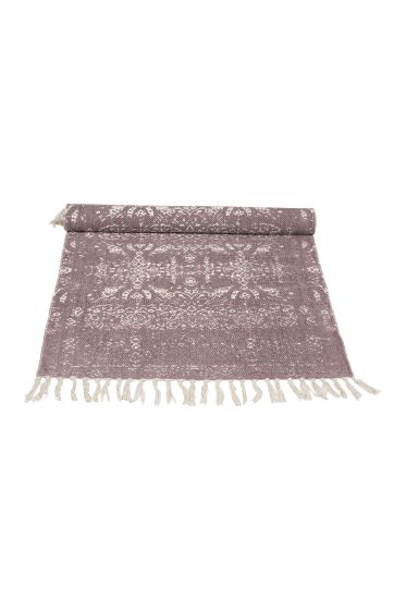 Dekke Stephan rye 70x140cm plomme