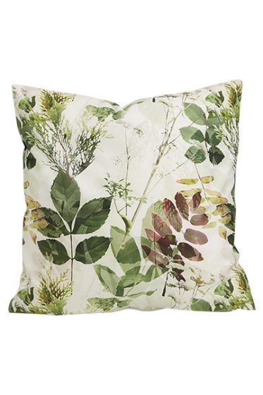 Cozy Leaves putetrekk grønn-blå