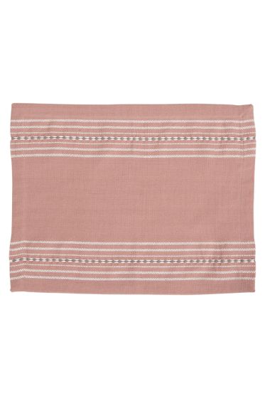 Dekke Margot brikke 33x45cm rosa