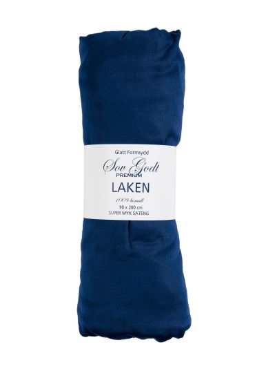 Sov Godt Premium formsydd satenglaken marine