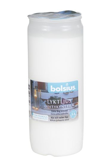 Bolsius lanterne lys 3,5 dag hvit