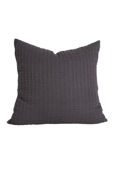 Cozy Vaffel putetrekk mørkegrå