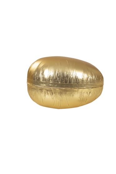 Påskegg 23 cm gullfolie gull
