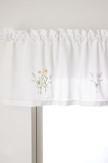 Prestekrage gardinkappe offwhite