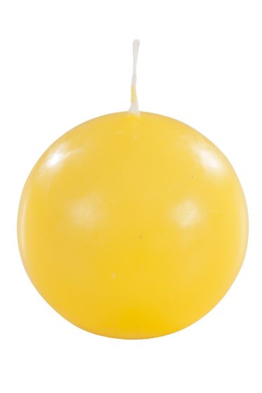 Kulelys stearin gul 8cm gul