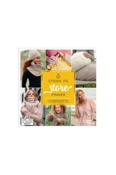 Strikk på store pinner original