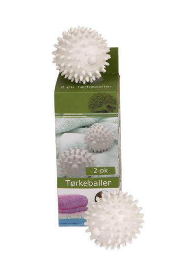 Tørkeballer 2pk hvit