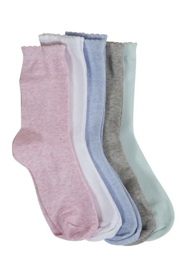 Basic Sokker 5pk rosa
